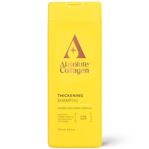 Absolute Collagen Thickening Shampoo, Hair Thickening Products for Women with Thin & Fine Hair, Nourishing & Cleansing Collagen Shampoo, 250ml​