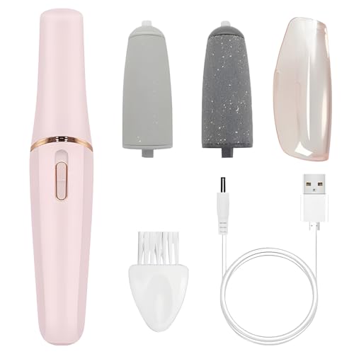 Lotvic Lima Electrica Pies Durezas, 2 in 1 Electrica Aparato de Pedicura, Lima Pies Durezas Recargable, Profesional Quita Durezas Electrico Eliminar Durezas y Callo