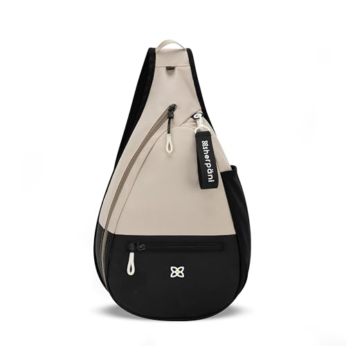 Image of Sherpani Esprit, Sling Backpack, 10L Travel Bag, Right-Handed Shoulder Sling Purse, Crossbody Backpack, Travel Gifts, RFID Protection (Con Leche)