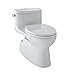 Toto MS644114CEFG#11 1.28GPF Carolina-2 One-Piece High-Efficiency Toilet with SanaGloss, Colonial White
