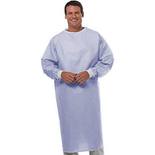 3-PACK Medgear Unisex Isolation Gown Reusable/Washable