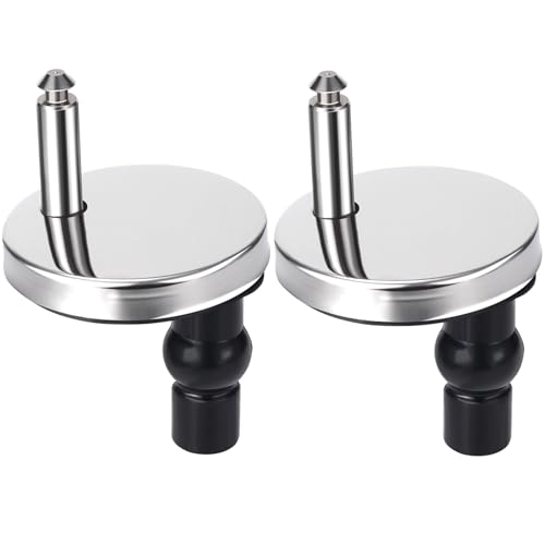 CustomyLife 2PCS Universal Toilet Seat Bolts and Screws Replacement Quick Release Seat Hinge Fixings Parts