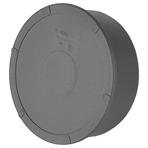 Bouchon mâle Ø 110mm Tampon hermétique Bouchon de tuyau d'égout Tampon intérieur Gris