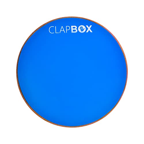 Image of Clapbox Drum Practice Pad - 8 inches, Blue, CB-PPD (Practice Pad only)