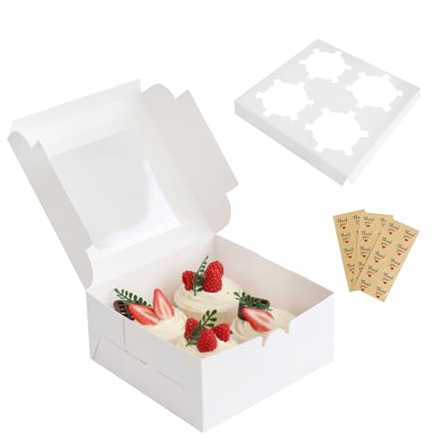 Cupcake Boxes 4 Count 30 Pack