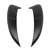 IKON MOTORSPORTS, Scoop Vent Compatible with 2013-2016 Porsche 981 Boxster & 2014-2016 Porsche 981 Cayman, Side Air Intake Vent Scoop Trim Cover Grille ABS Plastic 2PCS, 2015