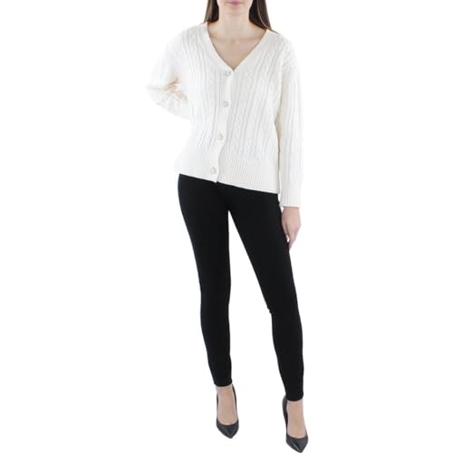 Image of Anne Klein Women's Cable Cardigan W Jewel Buttons