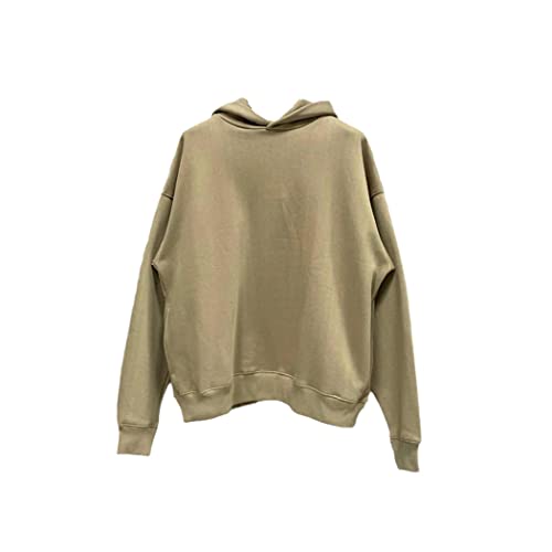 Sweat à capuche en velours de coton noble coupe ample haut de gamme taille M