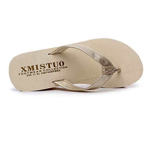 MIOKE Women's Wedge Flipflops Sandals High Heel Platform Summer Beach Nonslip Comfort Casual Thong Sandal3