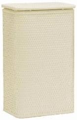 Chelsea Collection Wicker Apartment Hamper - Cream