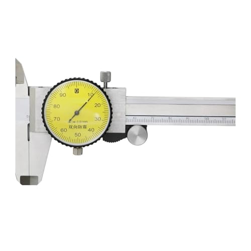 Calibrador de reloj mecánico 150mm precisión 0.01mm miniatura 2