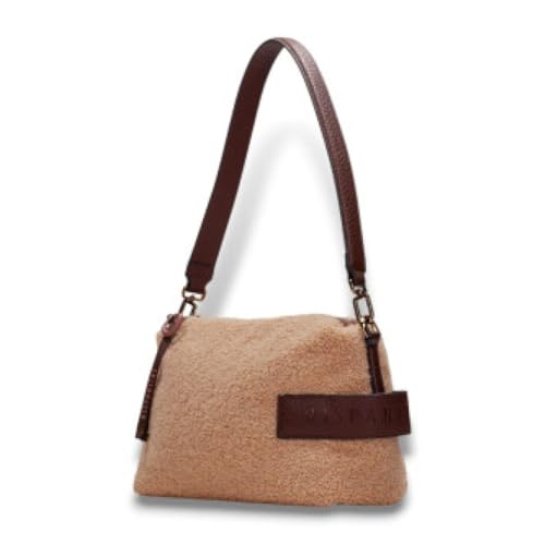 Hispanitas Para Mujer. BI254151 Bolso Grained MarróN (Osfa), Casual, Poliuretano - 3