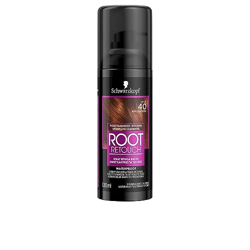 Schwarzkopf Root Retoucher - Spray retoca raíces – Coloración del cabello Rojo Cashmere – Hasta 40 aplicaciones – Disimula el efecto raíz