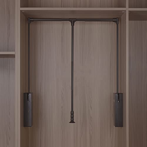 Rail de cintre extensible pour économiser de l'espace dans le placard réglable 89-121cm - 2