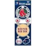 MLB Boston Red Sox Prismatic Stickers, Team Color, One Size