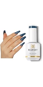 Amazon.com : BLUESKY Blue Reflective Glitter Gel Nail Polish