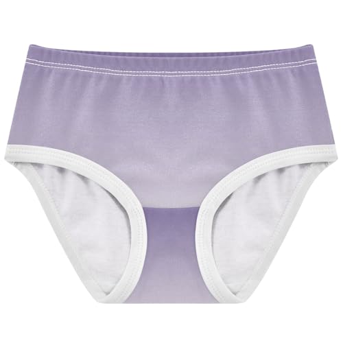 Joisal Cotton Toddlers Underwear Floral Violet Snow White Gradient Panties Little Girl Bright Briefs Underpants 2t