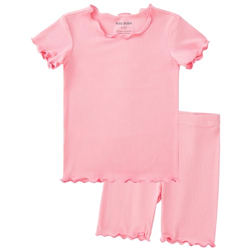 Image of pureborn Baby Pajamas Set Toddler Snug Fit Cotton Sleepwear 2pcs 12M-7Y