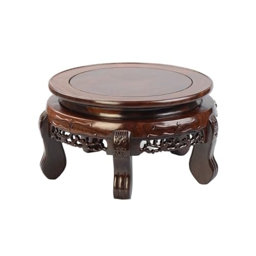 Support de vase en ébène précieux de style chinois 42cm d'artisanat - 2
