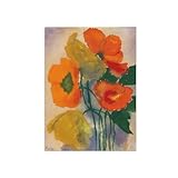 SDYSKKUG Emil Nolde Bild auf Leinwand. Berühmte 