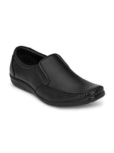 Image of FENTACIA Genuine Leather Laceless Formal Shoes for Men