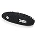 FCS ボードケース ハードケース 2本用 TRAVEL 2 FUNBOARD SURFBOARD COVER 7’0” 7.0 トラベル2 ファンボード カバー サーフボード ケース Black-Grey