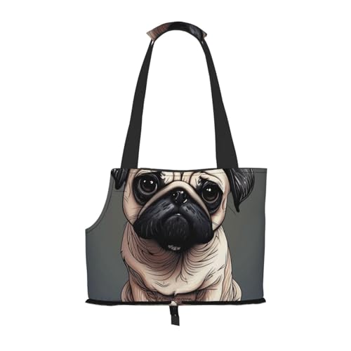 Sac de voyage pliable léger pour chat et petit chien : évitez l'encombrement