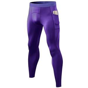 SPVISE Men’s Compression Pants Leggings Tights with Pockets Cool Dry Sports Baselayer Athletic Tights for Basketball Running