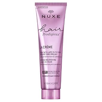 NUXE Hair Prodigieux Nourishing Leave-In Cream and Heat Protectant, 3.4 fl oz