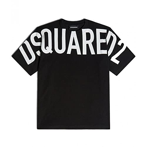 DSQUARED2 – Camiseta negra para niño con logotipo