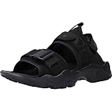 sandalias nike hombre negras Nike, Air, Swoosh Nike Canyon Sandal, Zapatillas de Running Hombre, Negro, 45 EU