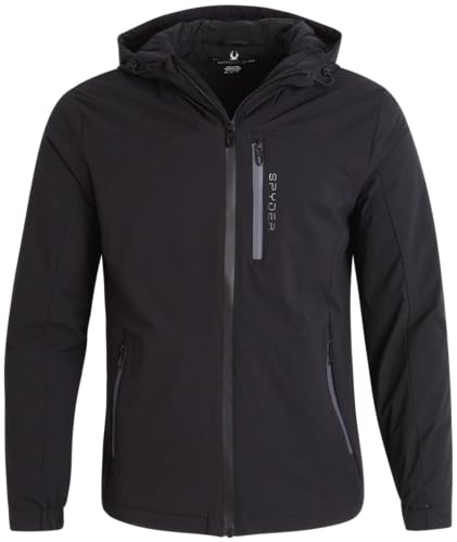 Spyder Mens Active Jacket - Lightweight Performance Insulated Water-Resistant Windbreaker Jacket for Men (Sizes: S-XL)2