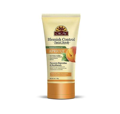Gommage facial abricot Okay 170g exfoliant visage doux Xtreme Beauty