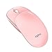 Inphic Mouse wireless ricaricabile,mouse scorrevole unico,mouse cordless sottile carino, pulsante mute Mini mouse da viaggio 2.4G con ricevitore USB per PC laptop Mac MacBook,notebook desktop (Rosa)