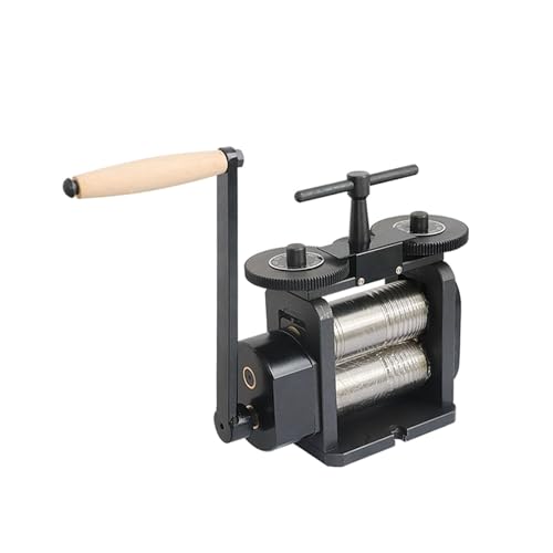 Jewelry Rolling Mill Machine - Manual Combination Press with Tabletting Tool - DIY Metal Sheet and Wire Rolling Jewelry Tool Kit,DIY Tools(110mm)