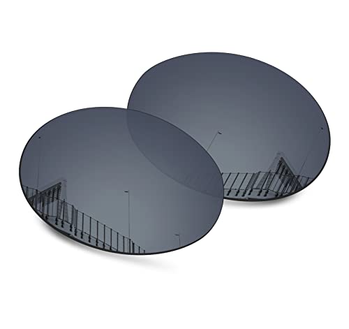 Image of Well-aimed Replacement Lenses Compatible with Oakley Eye Jacket Redux OO9438 Sunglasses - Black Iridium Polarized