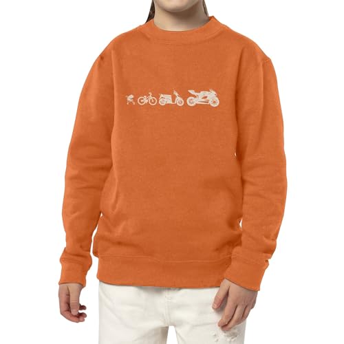 Sweatshirt enfant moto grosses cylindrées résistant et doux