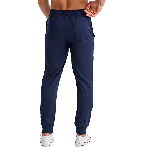 Hanes Men's Originals Cotton Joggers, Jersey Sweatpants for Men with Pockets, 30" Inseam Sweatpants
