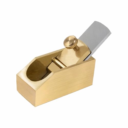 Avión de madera de 18 mm, mini avión de latón ergonómico para hacer violín y recortar madera