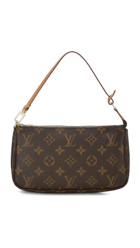 WHAT GOES AROUND COMES AROUND Women's Pre-Loved Louis Vuitton Monogram Pochette Accessoires V2 Handbag, Brown, One Size