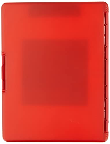 Dexas Slimcase 2 Plastic Clipboard with Storage and Side Opening, Strawberry Red, Office Supplies Clipboards to Organize - Image 2