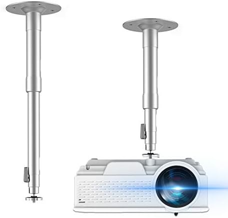 ERISAN Wall Mount & Ceiling Mount Bracket Stand, Adjustable Height Tilt/Swivel Mounting Device for Mini Projector, CCTV DVR Camera, Home Surveillance System - PCMM6