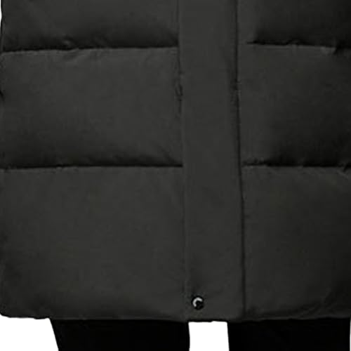 Abrigo largo de invierno para hombre con diseño acolchado premium 2