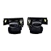 AJBDJY Pair Center A/C Dash Air Vent Trim Panel Dashboard Cover Gray with Silver Trim Compatible With Toyota Prado 2010-2017 Air Vent Outlet Panel Left & Right Side