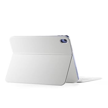 iPadキーボード ケース付き iPad ホワイト　マグネット Amazon.co.jp: iPad 第10世代 キーボード ケース マグネット式