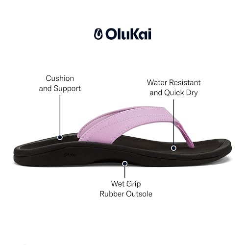 Image of OluKai Ohana Women's Sandals, Water Resistant Flip Flops with Arch Support
