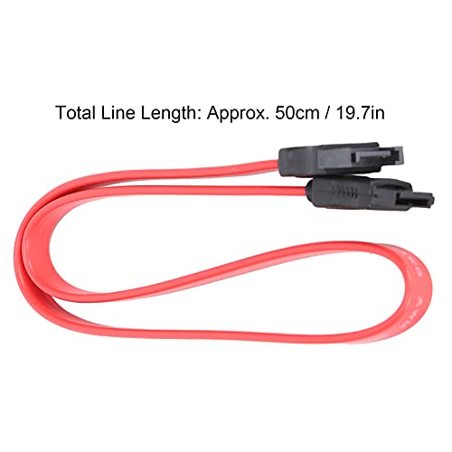 GOWENIC cable SATA 7Pin macho a hembra para SSD 19.7in miniatura 2