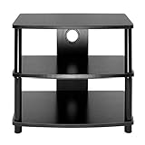 【Struttura stabile】Questo rack multimediale è realizzato in pannello denso con eccellente capacità di carico, adatto for un uso a lungo termine, e il robusto telaio in ferro rende la struttura a forma di scala del rack multimediale più stabile con un'ampia capacità di carico.