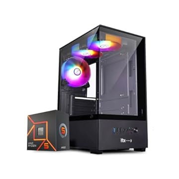PC Gamer ITX Arena, Ryzen 5 8600G, Radeon­ Graphics 760M, 16GB Ram, SSD 480GB, Gabinete RGB
