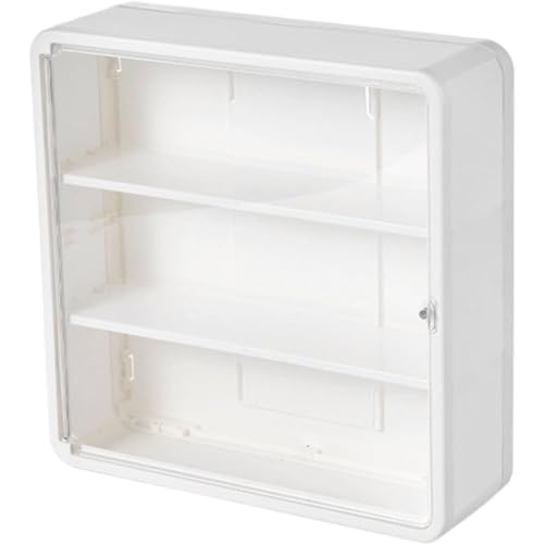 Dinntty Vitrina De Pared De 3 Niveles, Vitrina Transparente, Armario De Escritorio para Figuras De Acción, Figuritas Y Piedras.